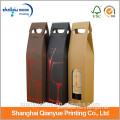 China manufacturer recycled paper packing box ,paper wine box.